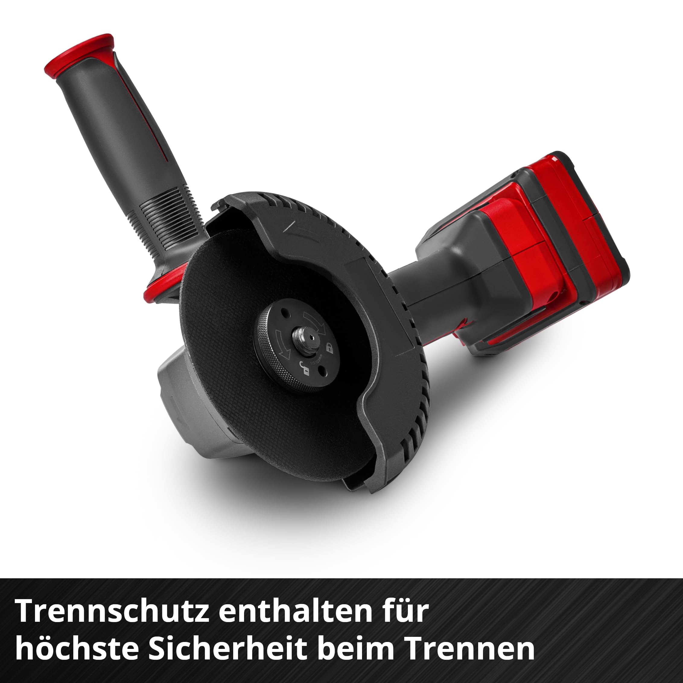 Einhell Professional Akku-Winkelschleifer TP-AG 18/125 CE Q Li Power X-Change (18 V, 900 W, Ø 125 mm, 33 mm Schnitttiefe, Brushless, Konstantelektronik, ohne Trennscheibe, ohne Akku)