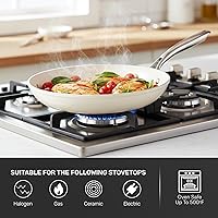 Vista 7 de GOTHAM STEEL 10 Inch Non Stick Frying Pans Nonstick Skillet, Ceramic Pan for Cooking Non Toxic, Nonstick Frying Pan Skillets with Stay Cool Handle