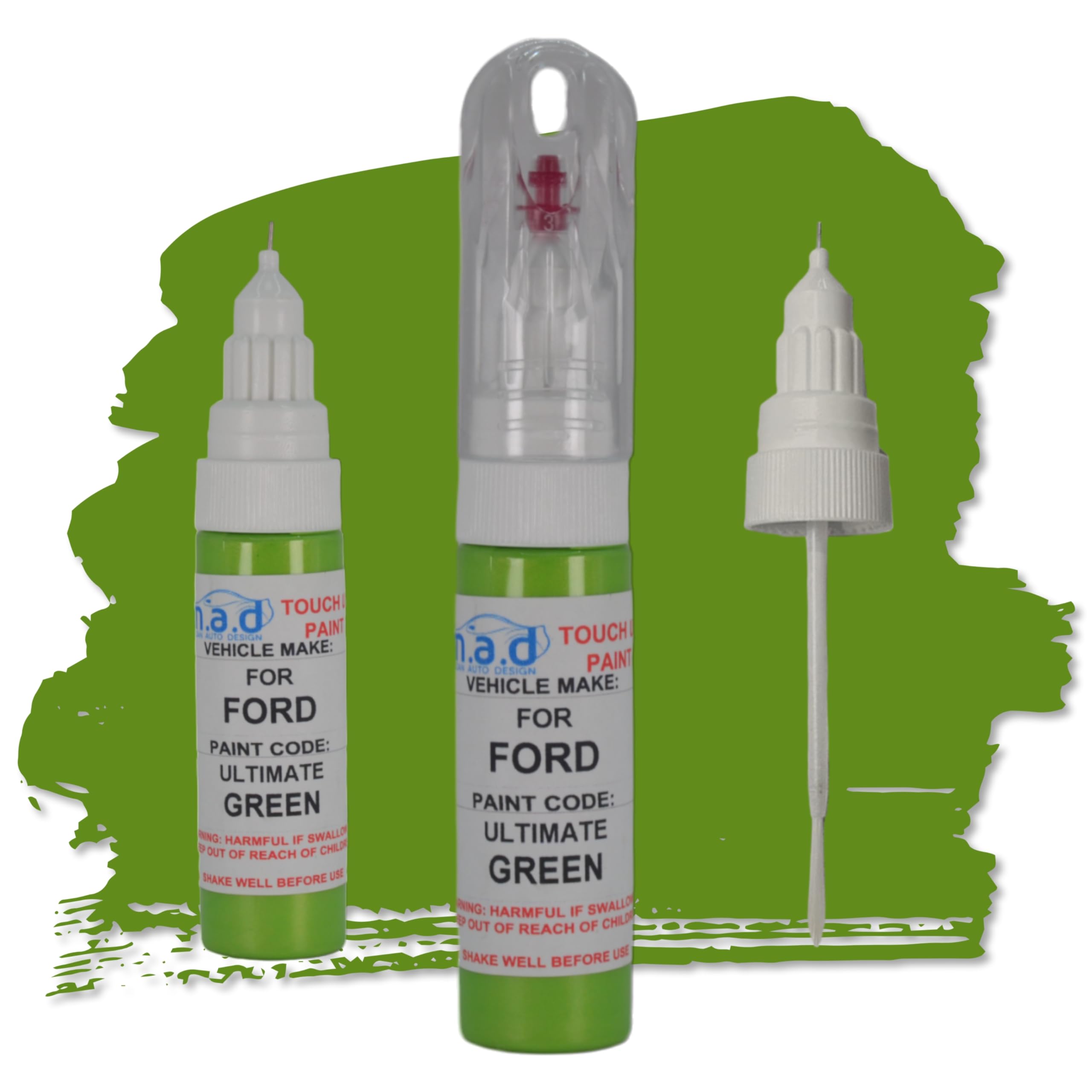 M.a.d Myldan Auto Design Paint Only M.a.d For Ford Ultimate Green Touch Up Kit Compatible With Fiesta Focus Puma Kuga Galaxy (, 30 Milliliters)