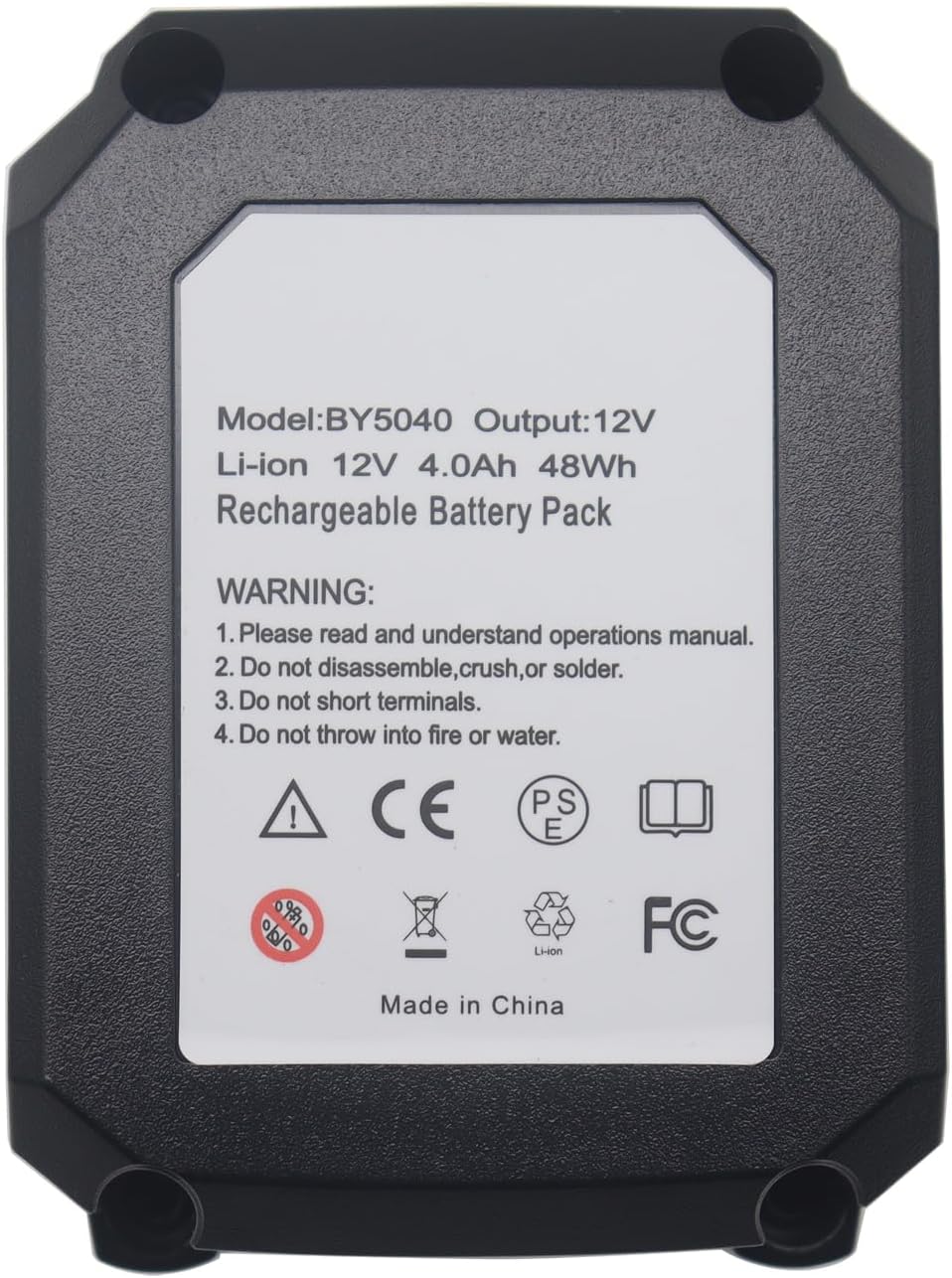 Replacement 4.0Ah 12V Lithium Battery for SKIL PWR CORE 12 Series BY519801 BY500101 BY5020A-00 BY5040A-00, Compatible with 12V Cordless Power Tools, for Brushless Impact Driver, Compact Circular Saw - Image 5