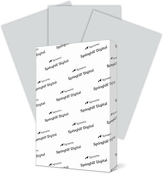 Springhill 8.5 x 14 Gray Copy Paper, 24lb Bond/60lb Text, 89gsm, 500 Sheets 1 Ream Colored Printer Paper with Smooth Finish Versatile and Flexible Computer Paper 024069R