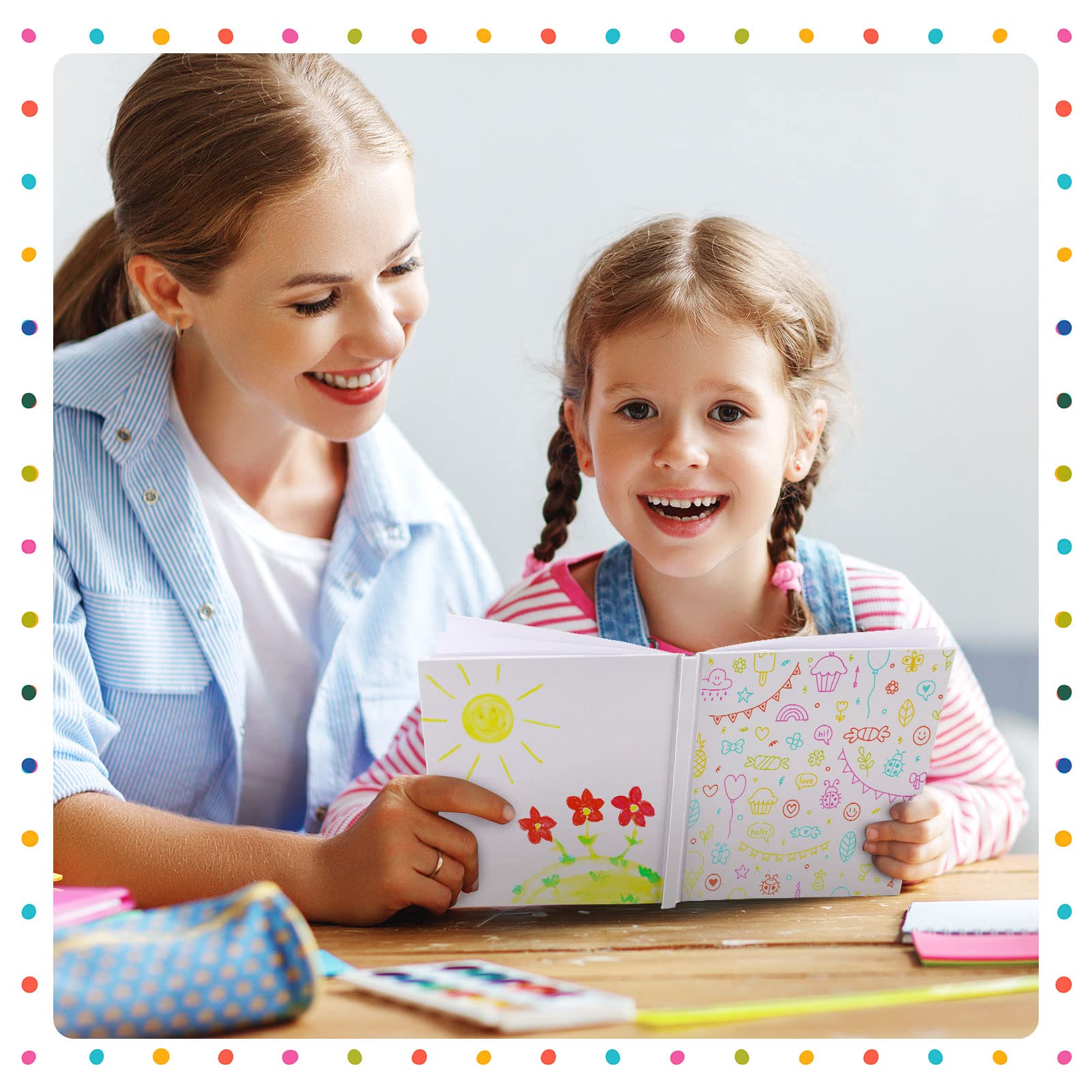 30 libri vuoti per scrivere storie con copertina rigida vuota con pagine bianche sfoderate per bambini studenti adulti schizzi di storia (16 x 20 cm)