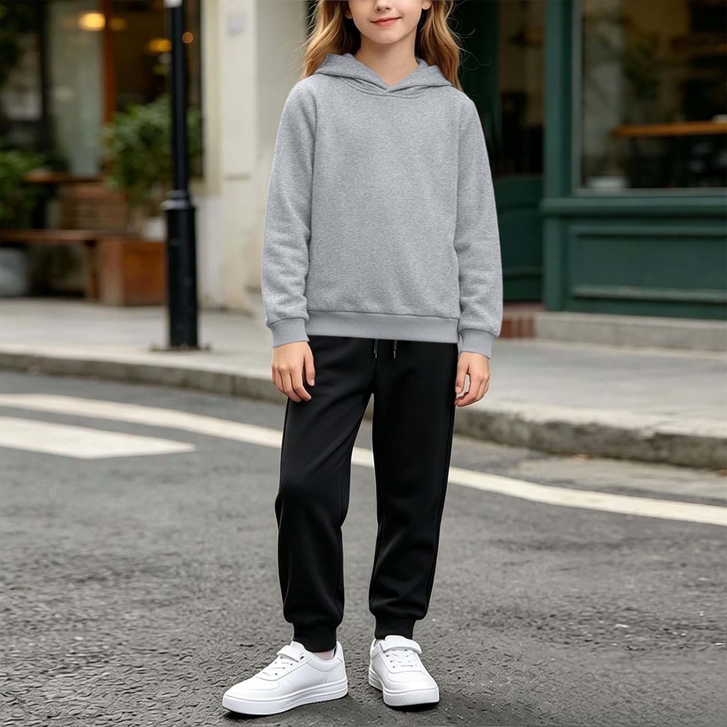 Kids Boys Fashion Hoodie Sweatsuit Jogger Pants 2 Piece Set