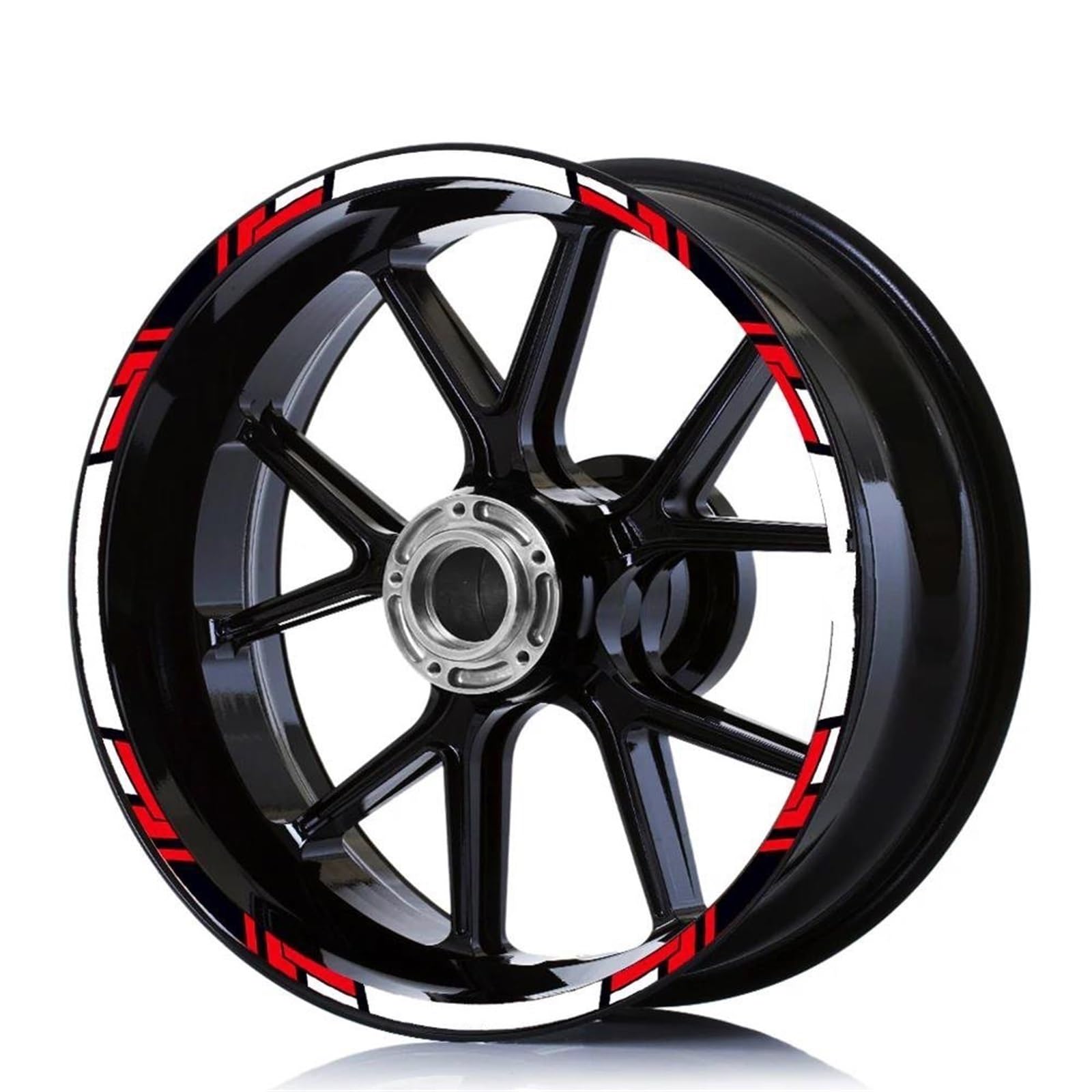 Motorcycle Accessories Wheel Stickers Reflective Decals Rims for Kawasaki for VERSYS 1000 650(Style 2)