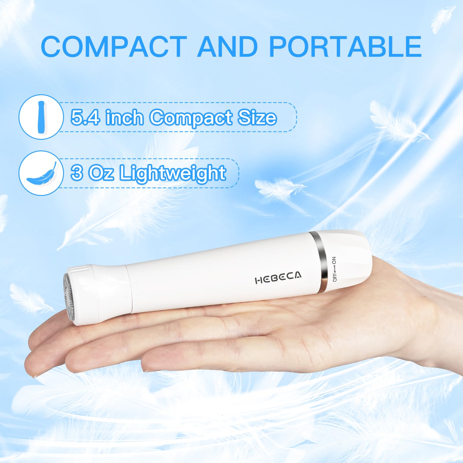 Amazon.com: HEBECA Ear Nose Hair Trimmer for Women, Eyebrow & Face