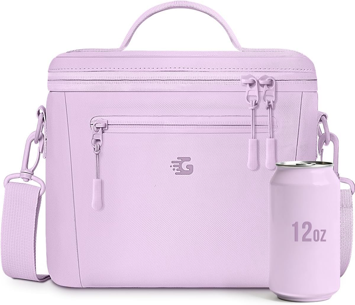 GLORIEROO Small Lunch Box Bag Women - Soft Cooler for Work Picnic