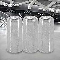 Vista 5 de Tuerca de varilla larga Tuercas de acoplamiento hexagonal Tuerca de manga hexagonal M8 Sujetadores roscados (M8x30)