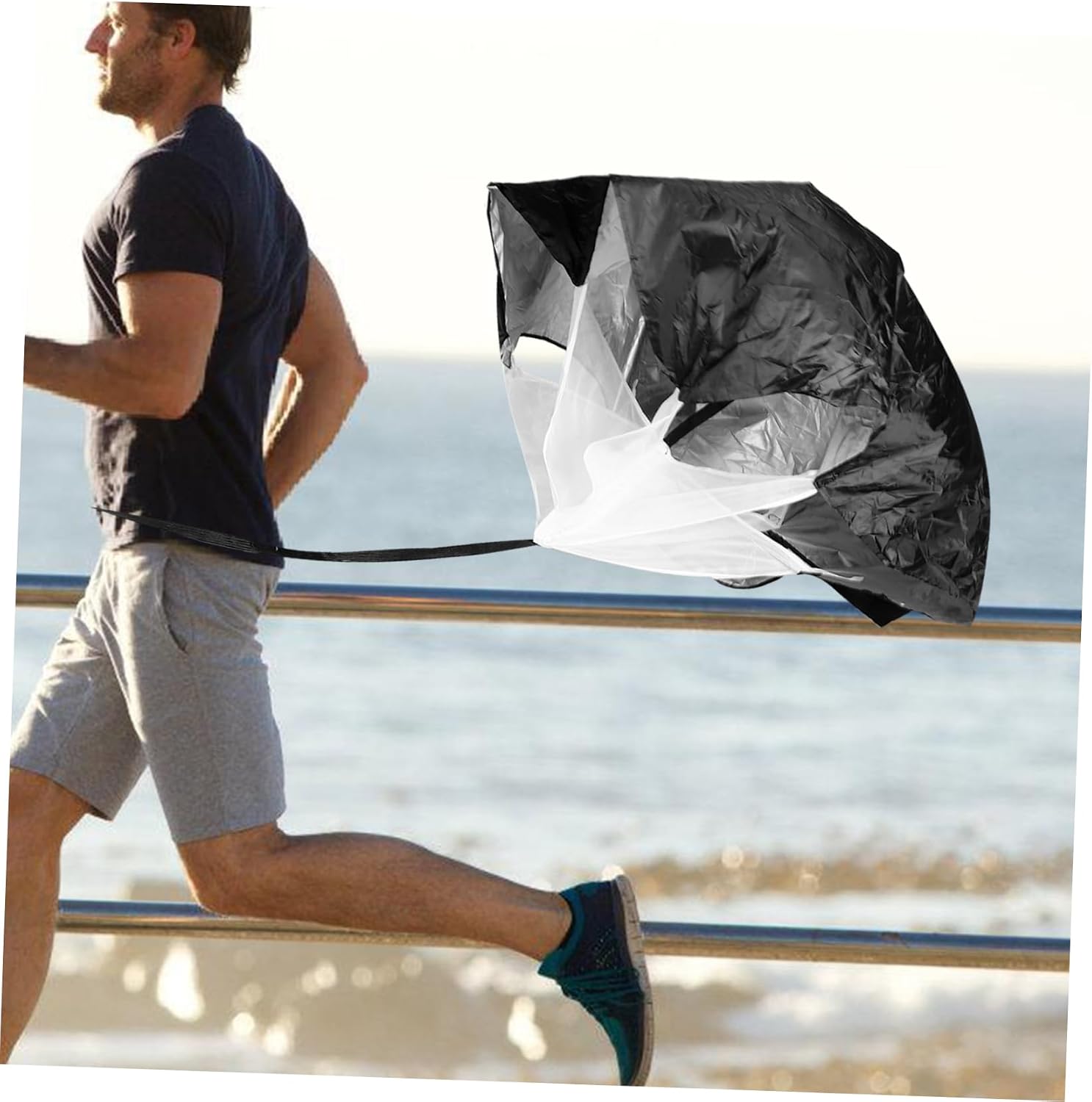 VICASKY Resistance Parachute for Speed Training Soccer Training Chute Waist Belt for Enhanced Agility and Performance Running and Fitness Drills