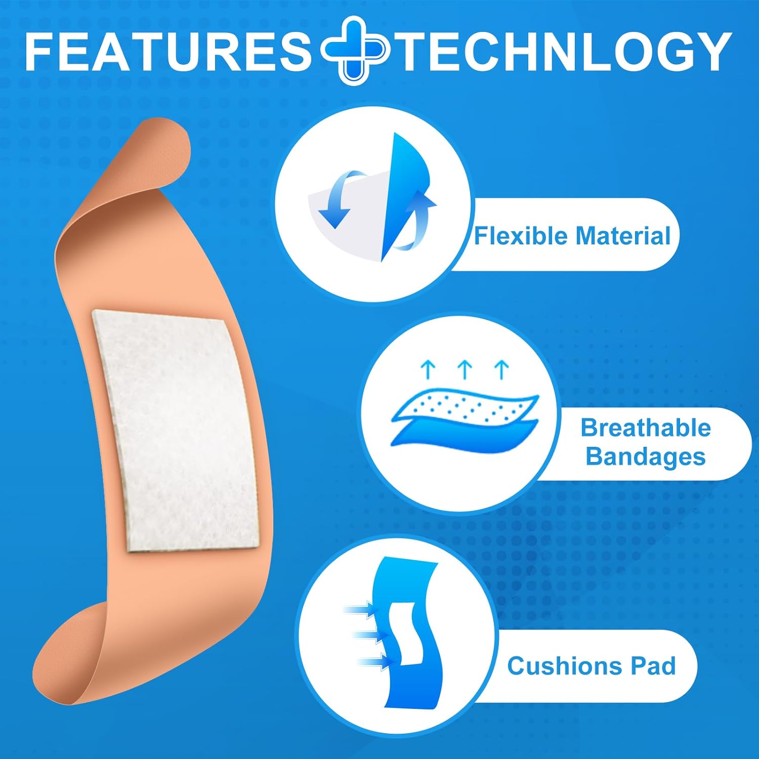 Bandages Variety Pack - 800 Pcs Assorted Bandages Bulk, Large Adhesive Fingertip Bandage, Waterproof Bandage Breathable for First Aid and Protect Wounds (10 Styles)