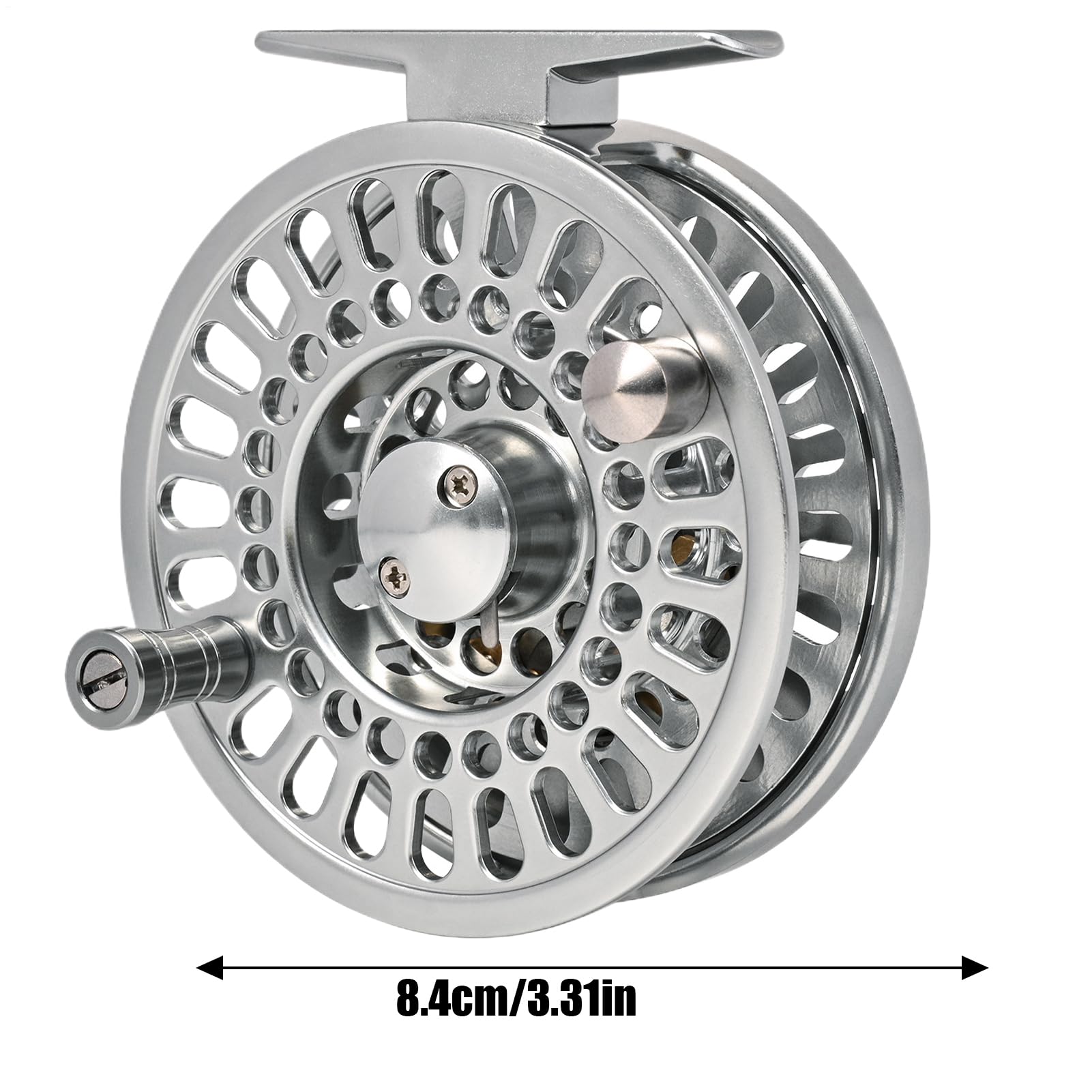 Angelrolle, Angelrolle mit Fliege, leichte Baitcasting-Spule, Aluminiumlegierung, Werkzeug, Ausrüstung für Süß- und Salzwasser
