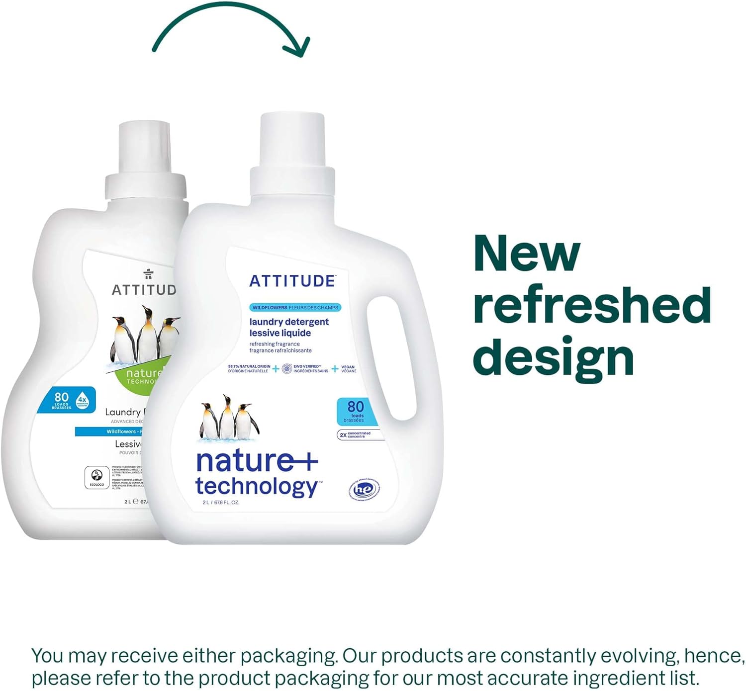 Attitude Détergent Liquide Pour la Lessive