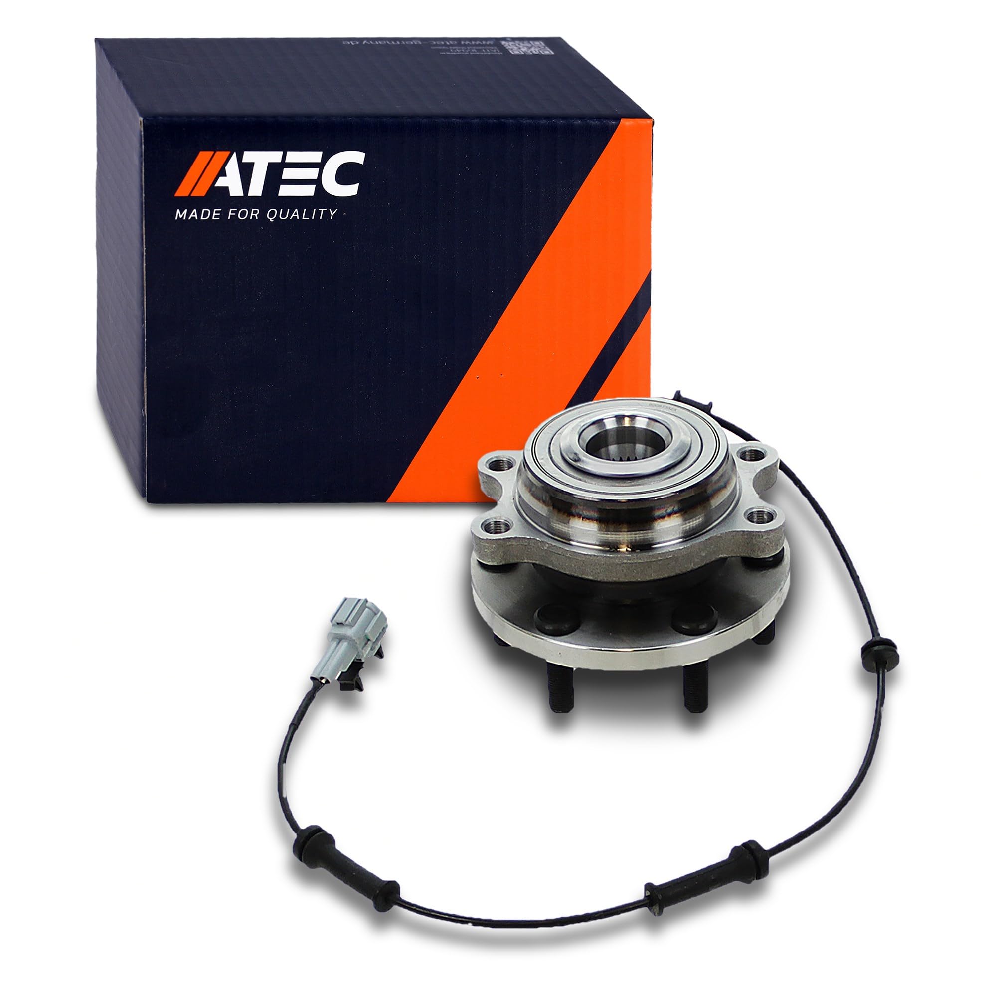 ATEC Germany 1x Juego de rodamientos de rueda delantera con sensor ABS,
