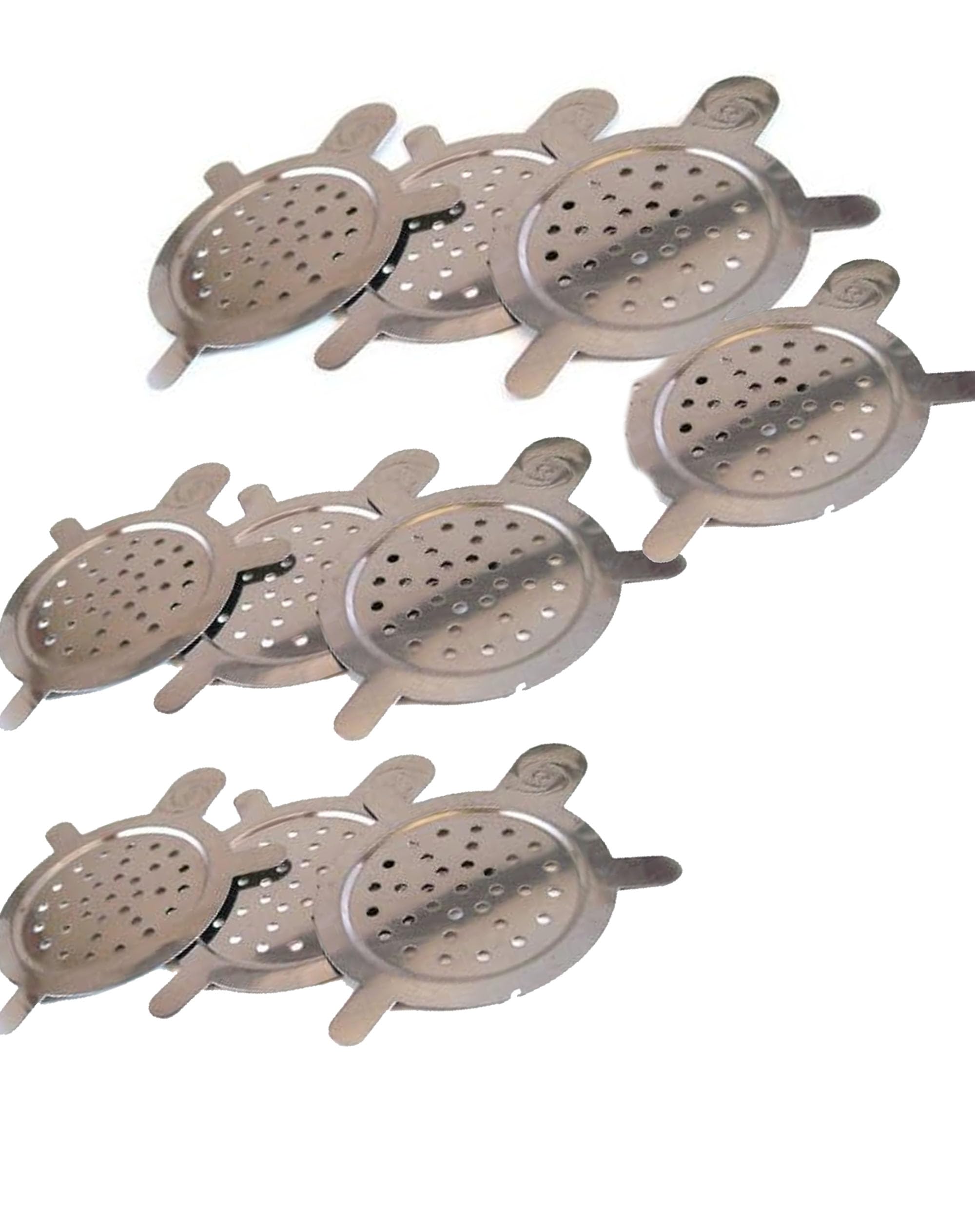 10 Stainless Steel Reusable Shisha Screens for Hookah Bowl for Better Burning Charcoal and Protect Shisha Flavor from