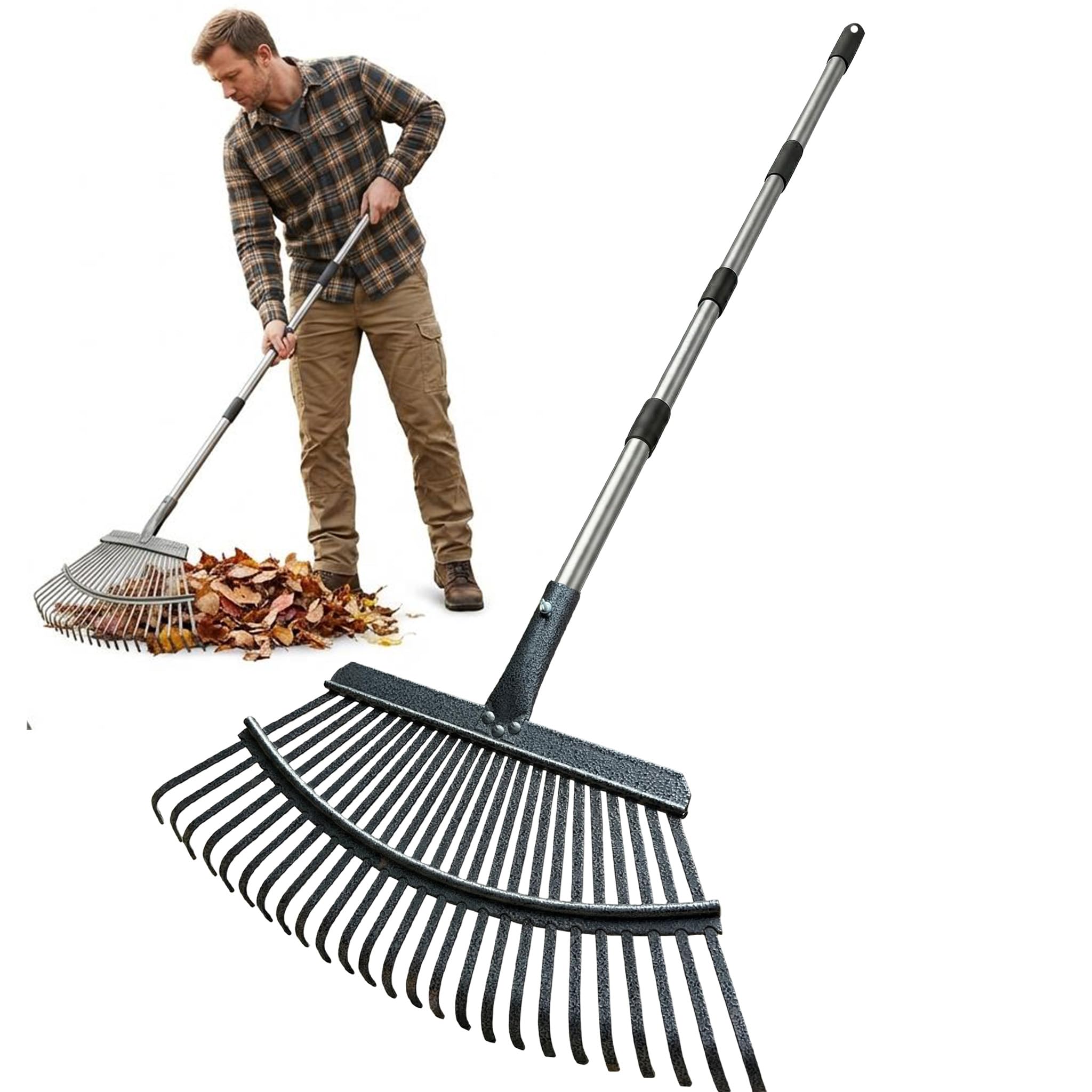 Râteaux à feuilles de jardin