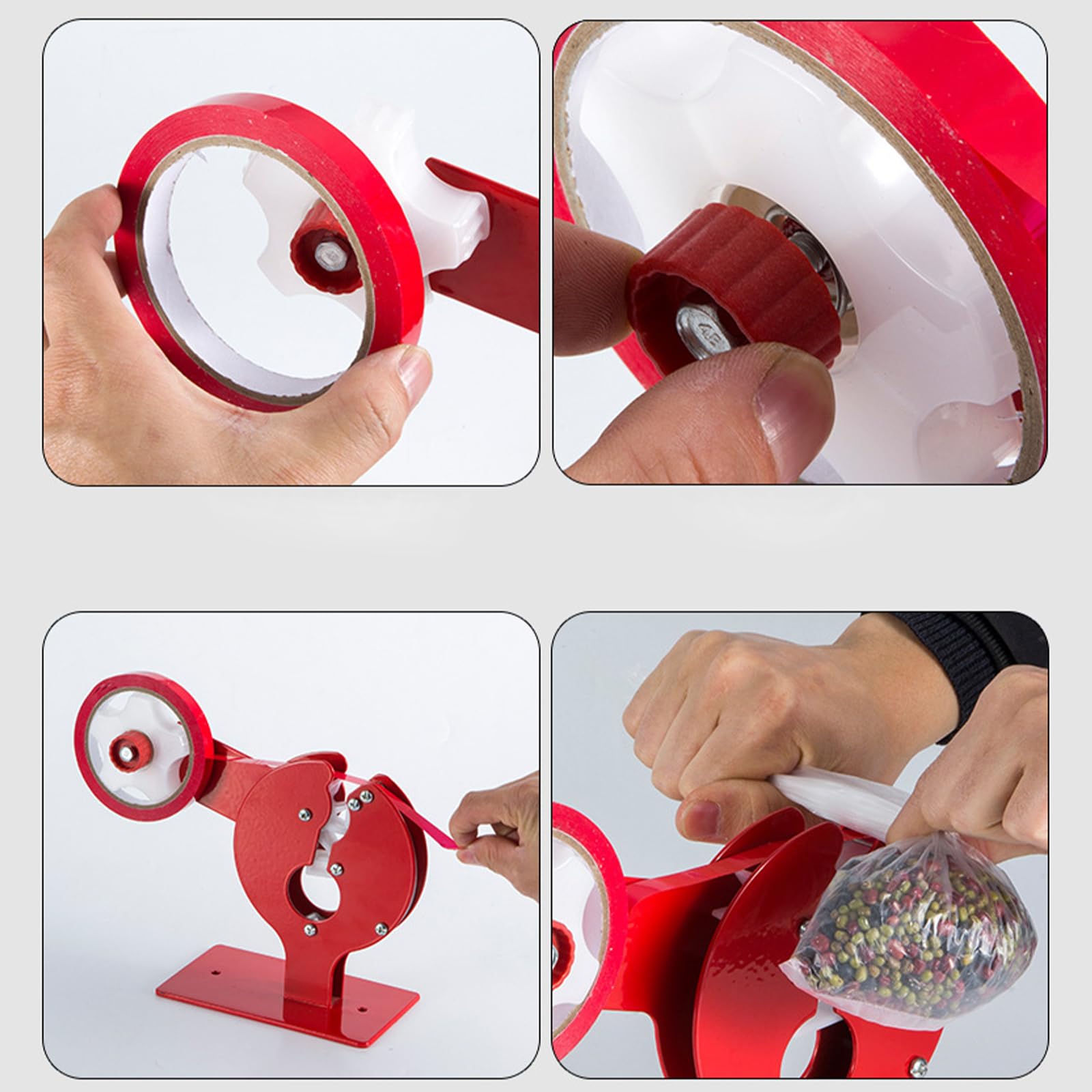 Dispenser per nastro adesivo multifunzione, base antiscivolo, funzionamento sicuro, per uffici domestici, nastri adesivi, utensile da taglio, supporto da taglio, utensile da taglio