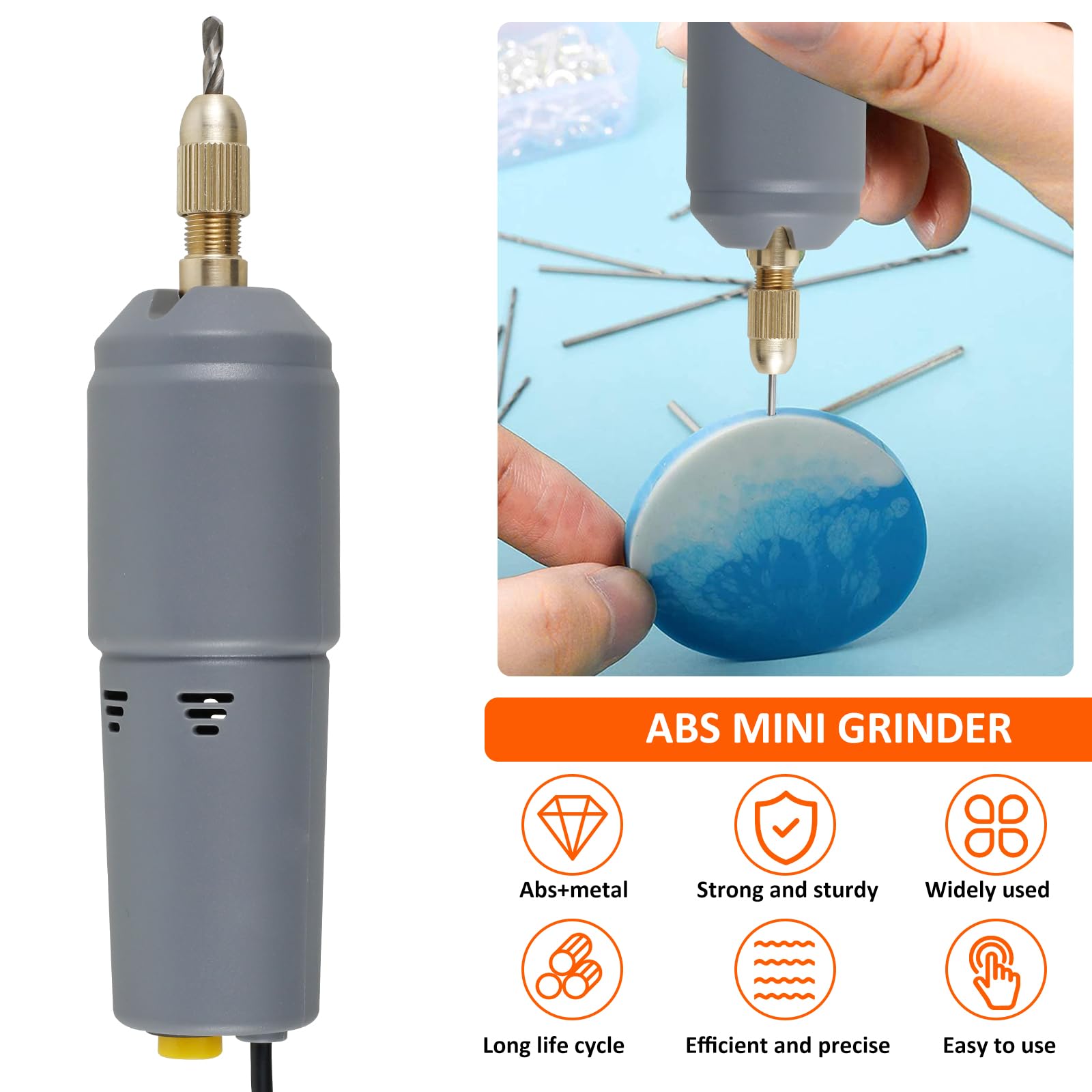 Mini Rotary Tool, Electric Micro-Sculpting Tools for Small Crafts & Projects, Best Gift for Microcarving Enthusiast, Handling Fine Carving Work Set for Epoxy Resin Wood Plastic Artwork Carving