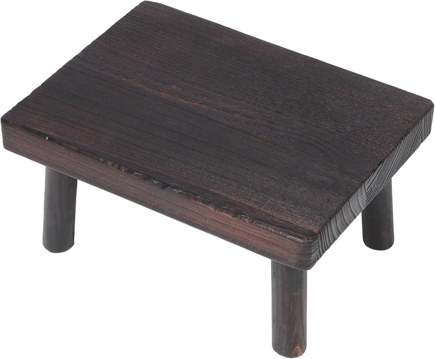 Luxshiny Solid Wood Plant Stand Low Stool for Indoor Outdoor Use Sturdy Flower Pot Rack with Hand-Polished Smooth Edges Versatile Wooden Display Table for Balcony Garden Home Decor