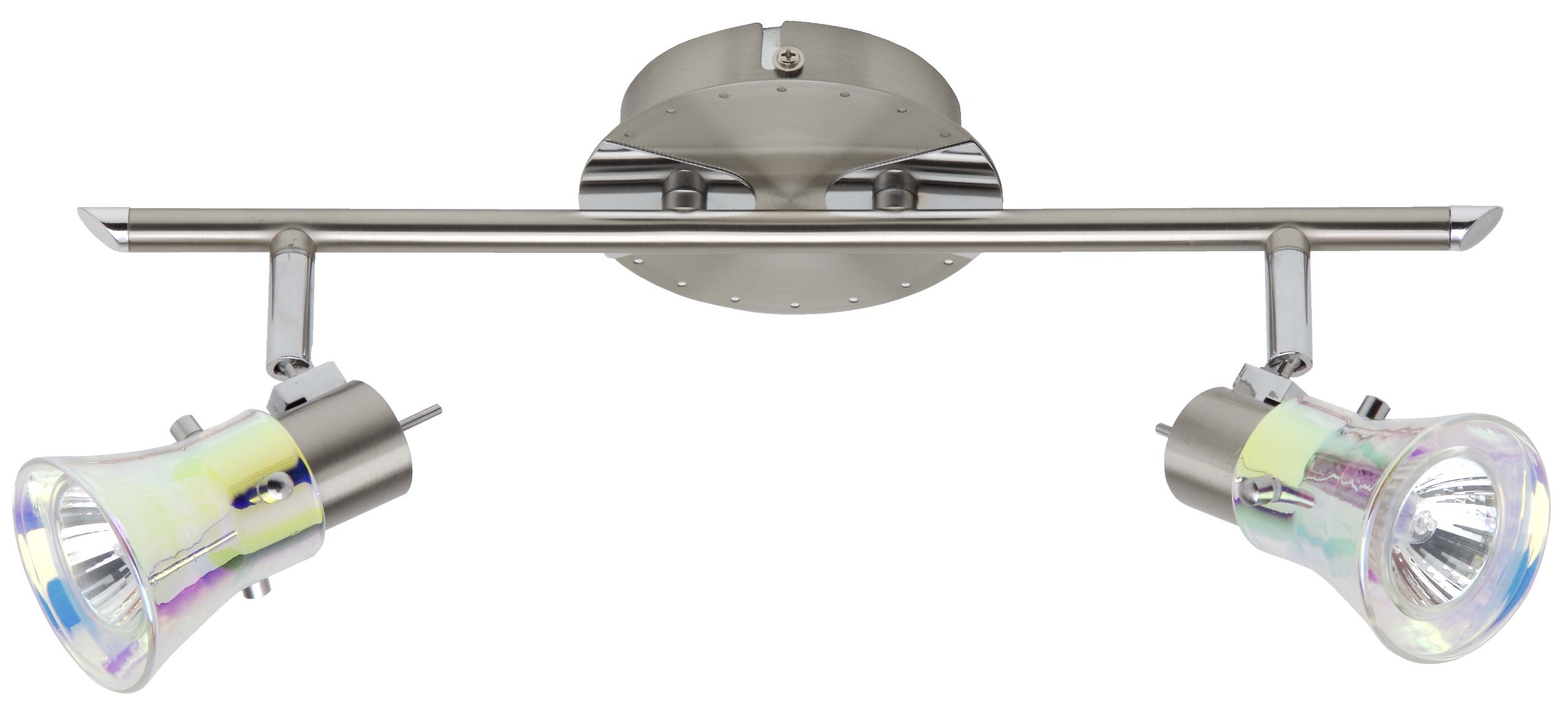 BrilliantBoogie G32713/77 Spotlight Bar for 2 GZ10 50 W Bulbs Iron/Chrome