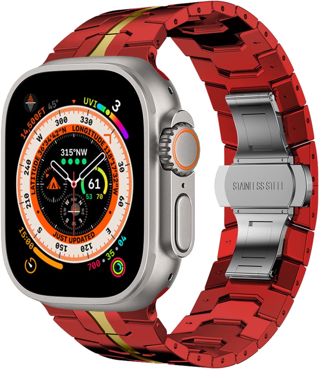 Fullife Compatible with Apple Watch Ultra Band 49mm 45mm