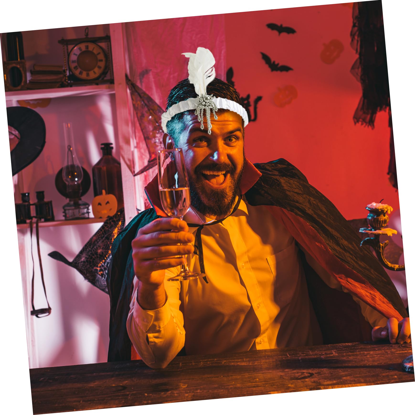 DEARMAMY Unique Arab Prince Hat Halloween Costume Accessory Tricorn Hat Boys' Party Costume Breathable and Comfortable