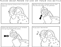 Vista 8 de Gourmet Art tetera silbadora de acero esmaltada