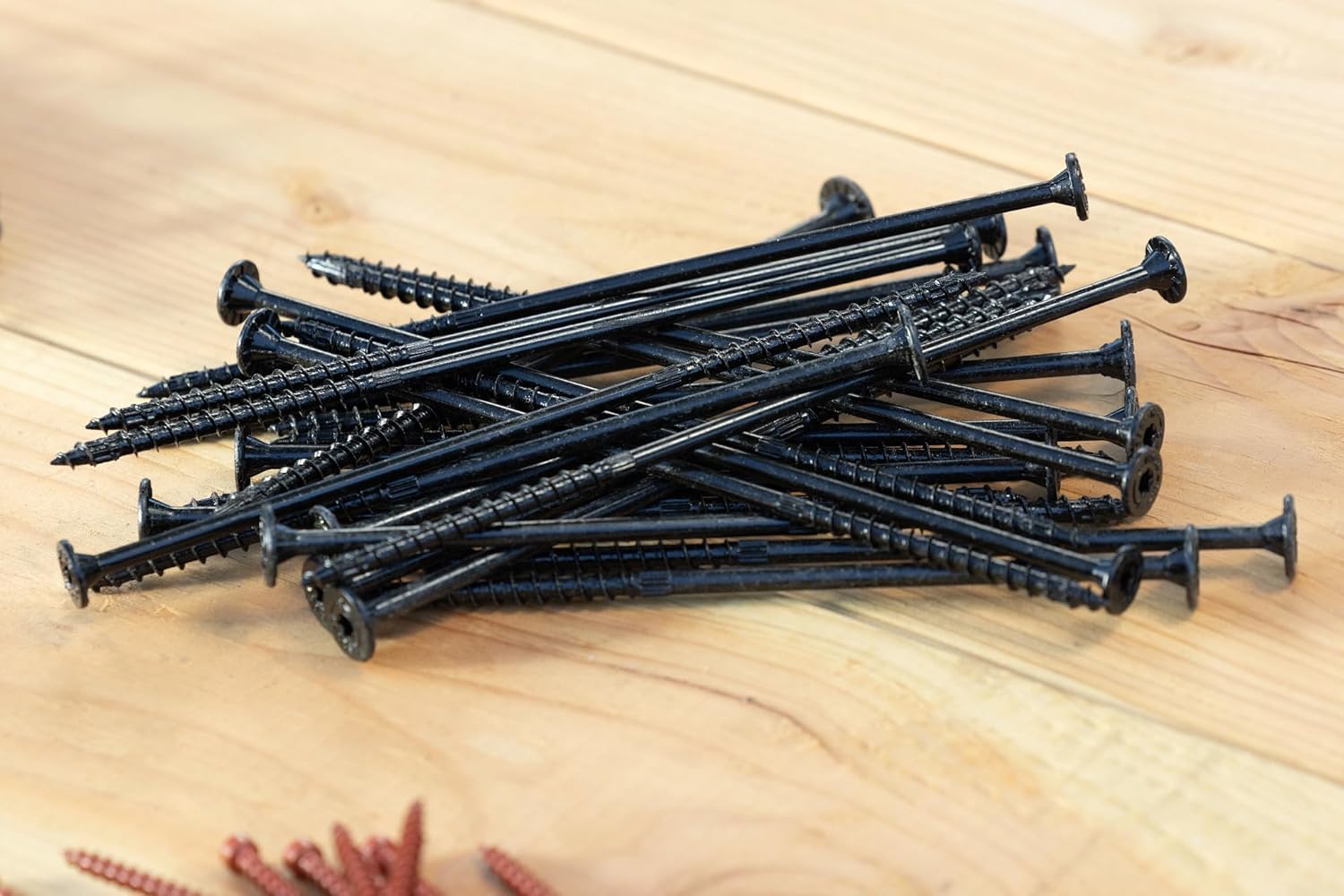 Simpson Strong-Tie SDWS22500DB-R50 Strong-Drive SDWS Timber Screws (Exterior Grade), 0.220 Inch x 5 Inch, Double-Barrier Coated, Washer Head, Sawtooth Point, Tan (Pack of 50)