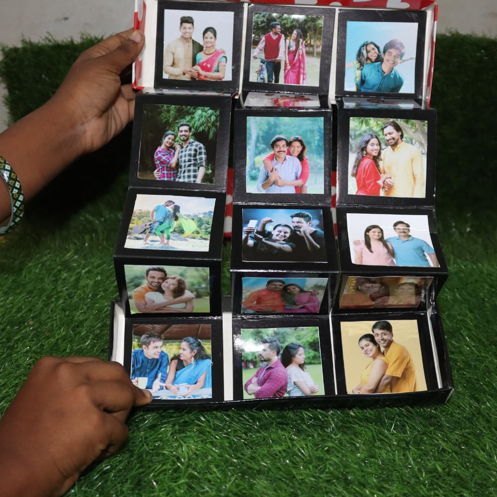 【専用】アルバム3点 MK Personalized 3 Step Photo Pop Up Box Album With 18 Photo