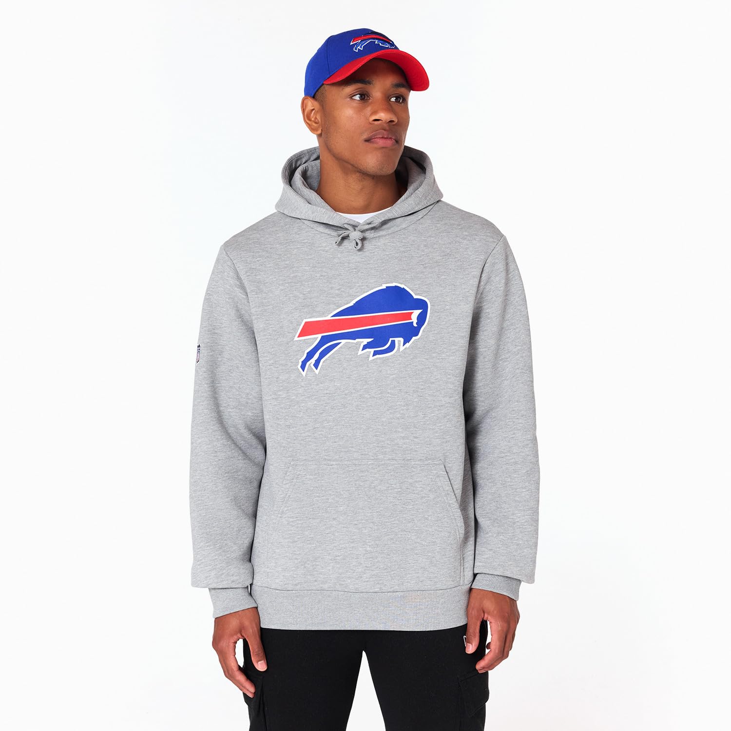New Era NFL Hoody Cappuccio Pullover Felpa Football Americano Logo Squadra