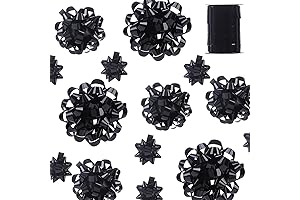 Christmas Flair: Black Wrapping Paper Enhancing Festive Vibes