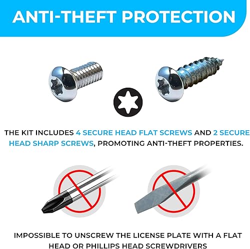 Miniatura 6 de Soporte de placa de parachoques delantero para Audi 2000-2025, juego de soportes de placa con 6 tornillos únicos y kit de llave, kit de montaje de