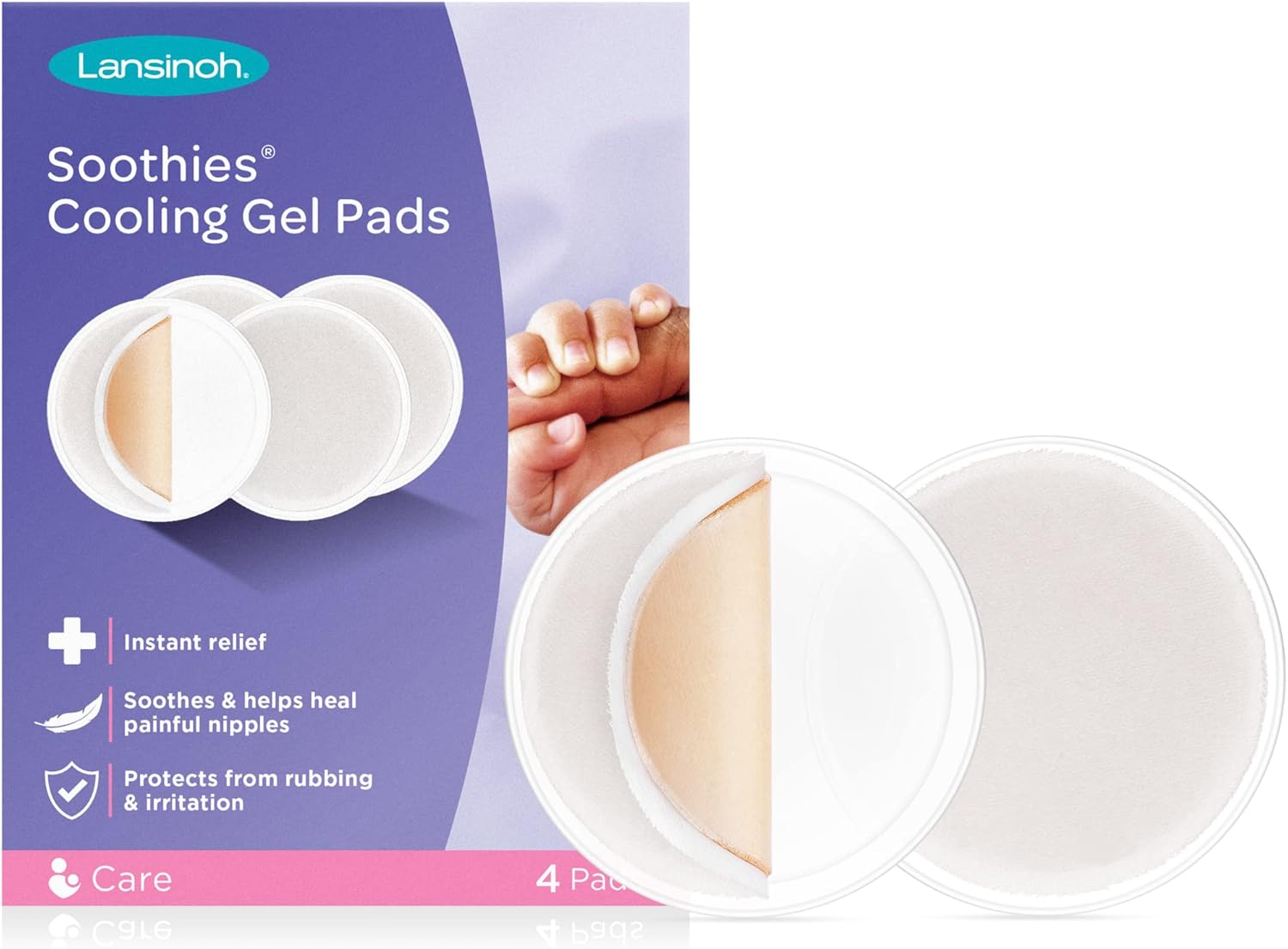 Lansinoh Soothies Breast Gel Pads for Breastfeeding and Nipple Relief