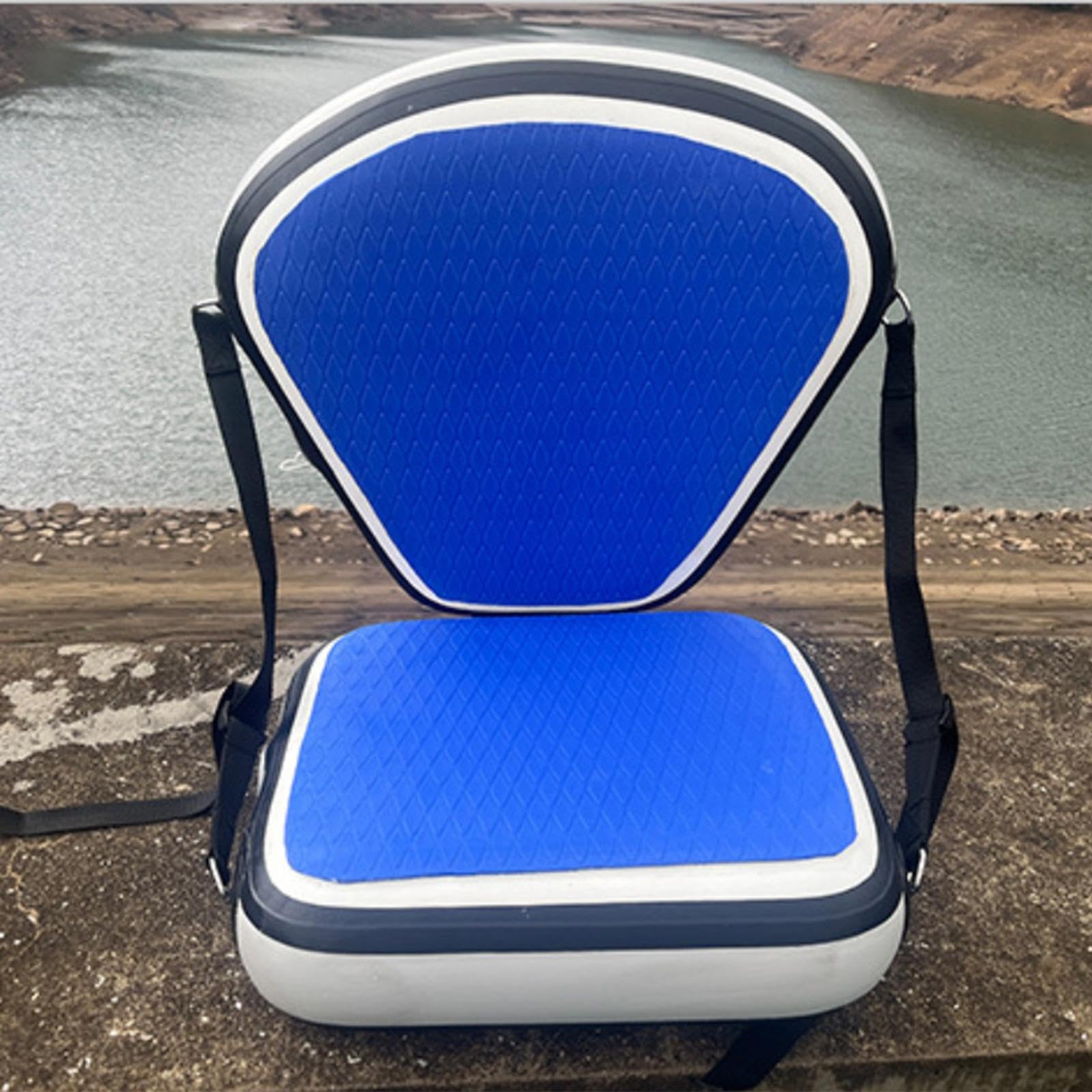 MERIGLARE Siège de Kayak Gonflable, Polyvalent et Facile à Installer, avec Dossier.
