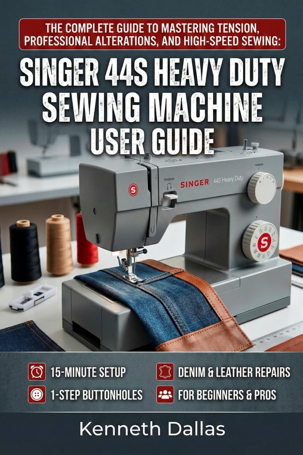 SINGER 44S HEAVY DUTY SEWING MACHINE USER GUIDE: The Complete Guide to Mastering