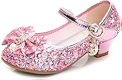 Flower Girls Wedding Party Heel Princess Shoes Flats for Kid Toddler