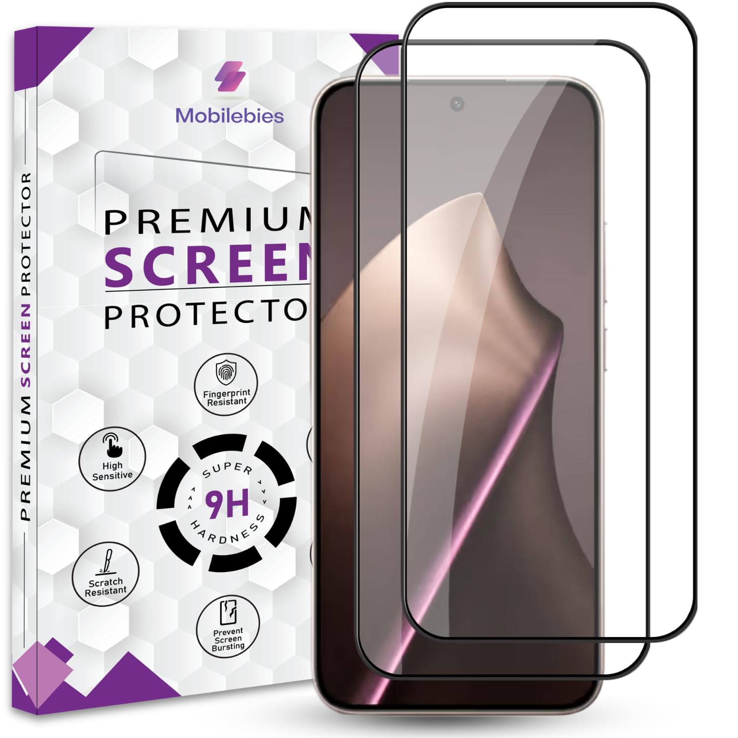 Premium Tempered Glass Screen Protector Guard For Xiaomi 17T 5G (6.59 Inch, Pack of 2) | Edge to Edge Coverage With Easy to installation kit-picture-13