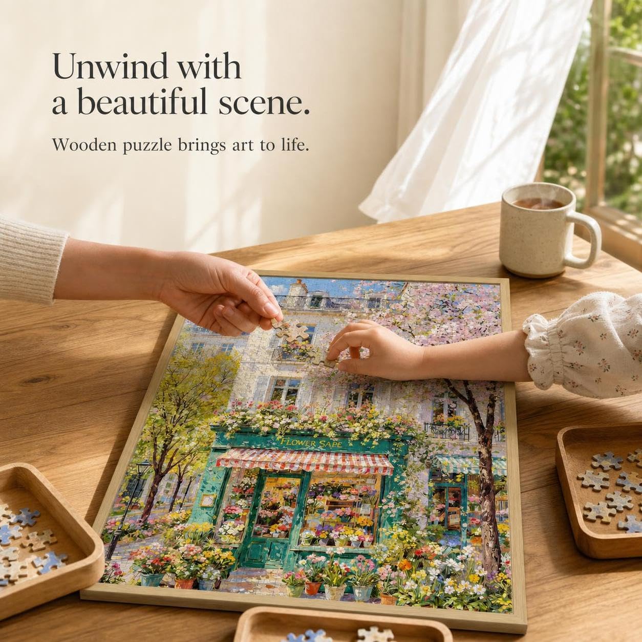 Puzzle in Legno, Paesaggio Naturale, color to 3, style to 3