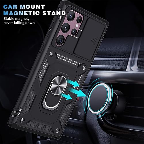 Miniatura 7 de Funda para Galaxy S22 Ultra, a prueba de golpes, resistente a los impactos con lente deslizante Funda protectora para Samsung Galaxy S22 Ultra 4G5G