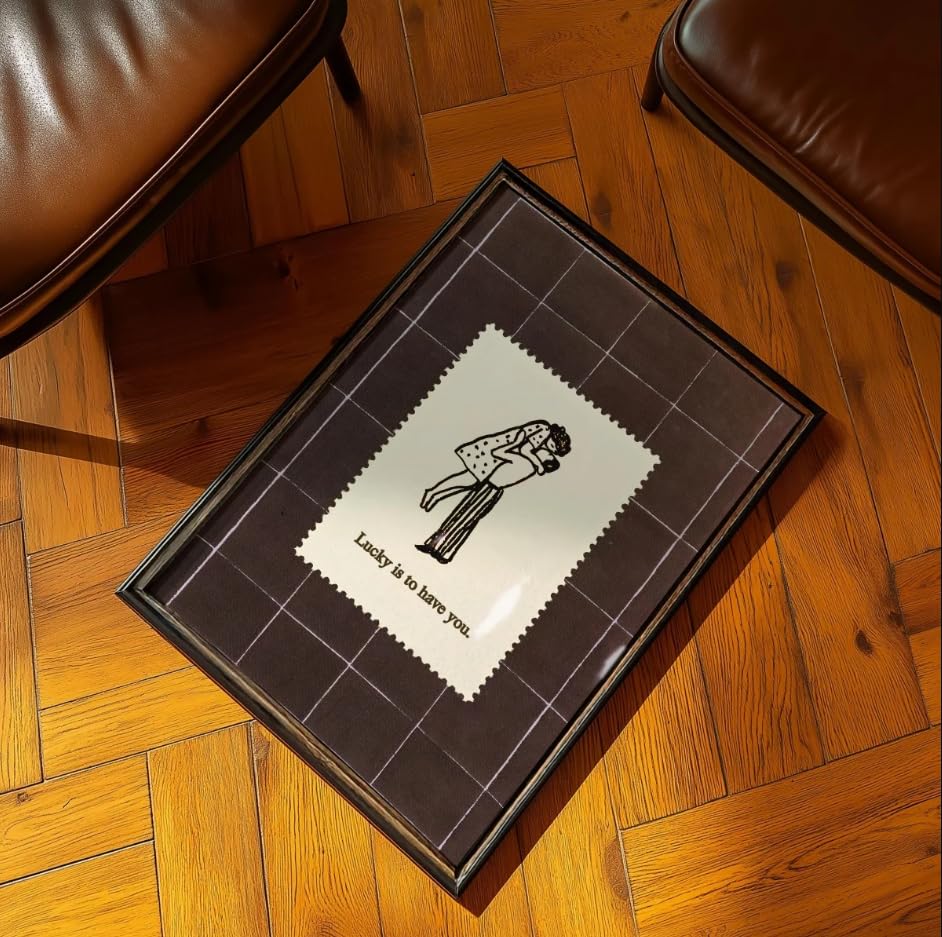 Décoration murale romantique toile Rumlly cadeau idéal couple