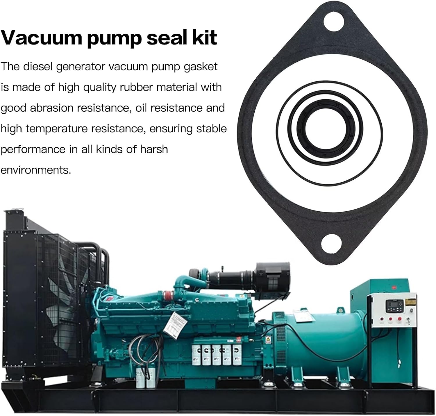 Upgraded Vacuum Pump Power Steering Seal Kit for 1991.5-2002 Dodge Ram 5.9L Cummins