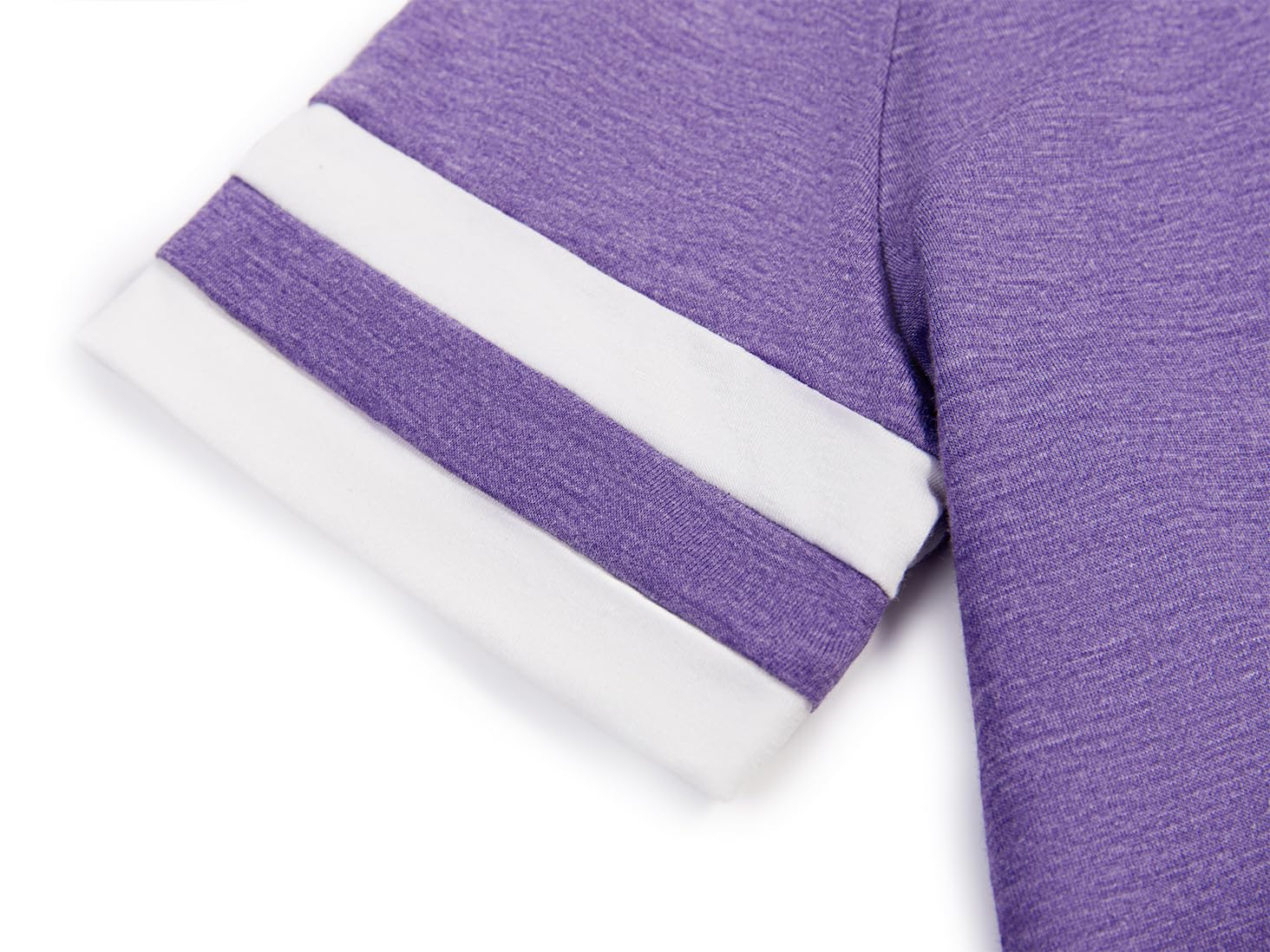Haloumoning Camiseta de manga corta para niña, cuello redondo, camiseta de verano suelta a rayas, informal, básica, deportiva, camiseta de 5 a 14 años