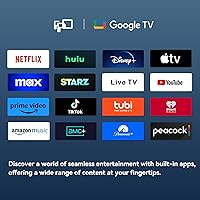 Vista 8 de FPD Smart TV de 58 pulgadas, 4K UHD Google TV con Google Play y Google Cast integrado, televisión HDR 10 con asistente de voz, control remoto