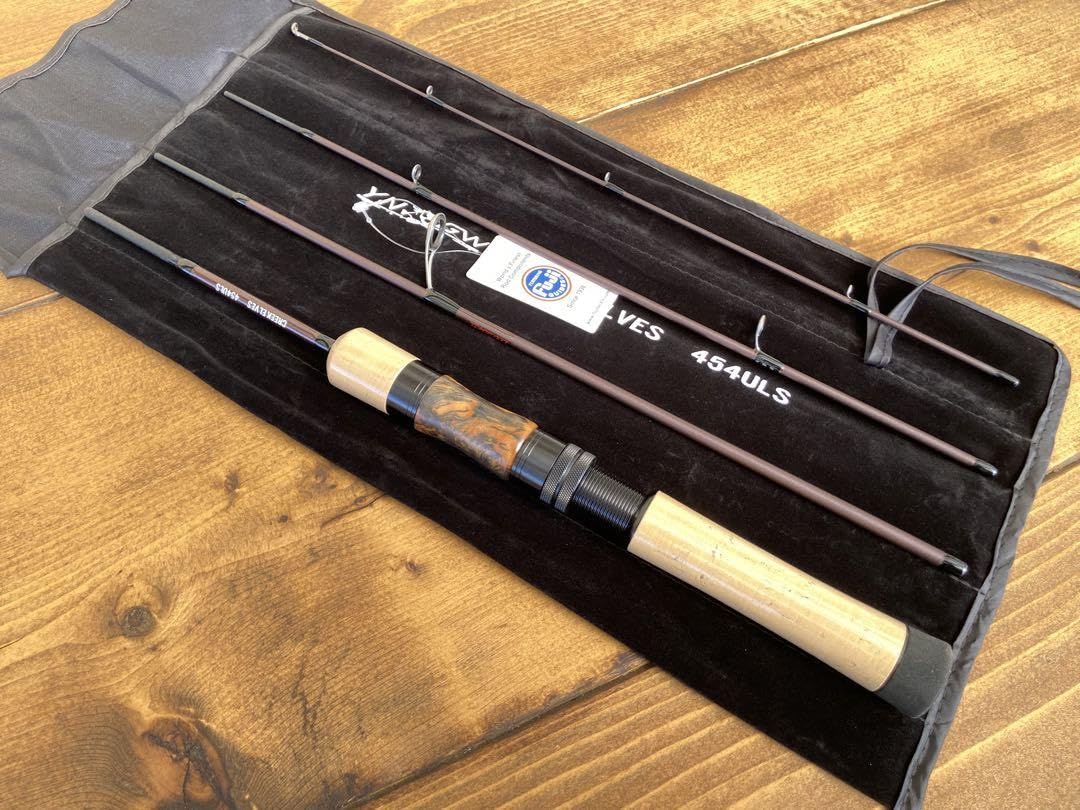 トラウトロッドパックロッドスピニングロッド渓流釣り天然木グリップ源流