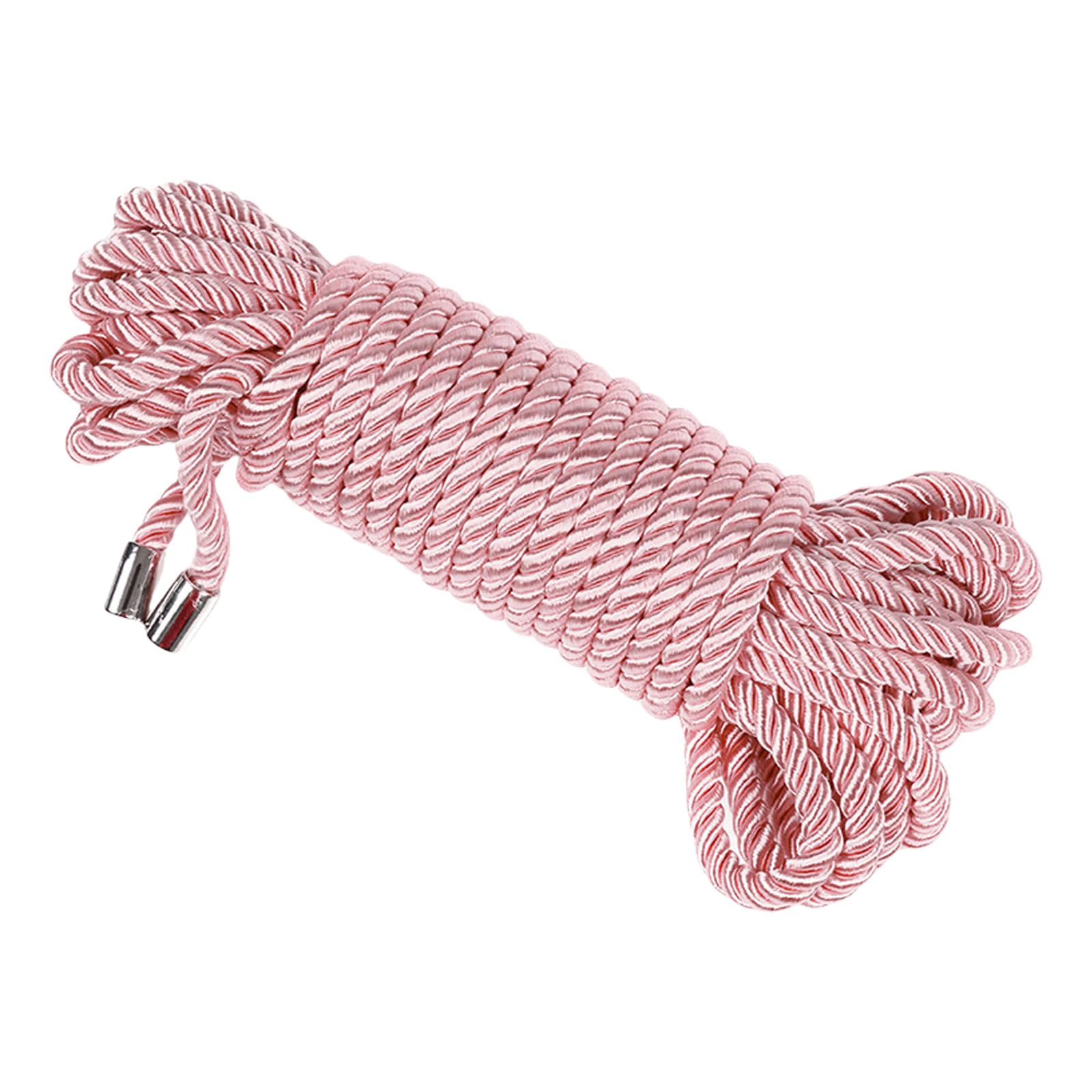 Practical 15 Meter Long Satins Sturdy Polyester Cord 7mm Portable Accessory for Decorative Craft and Camping Supplies Polyester Braided Cord