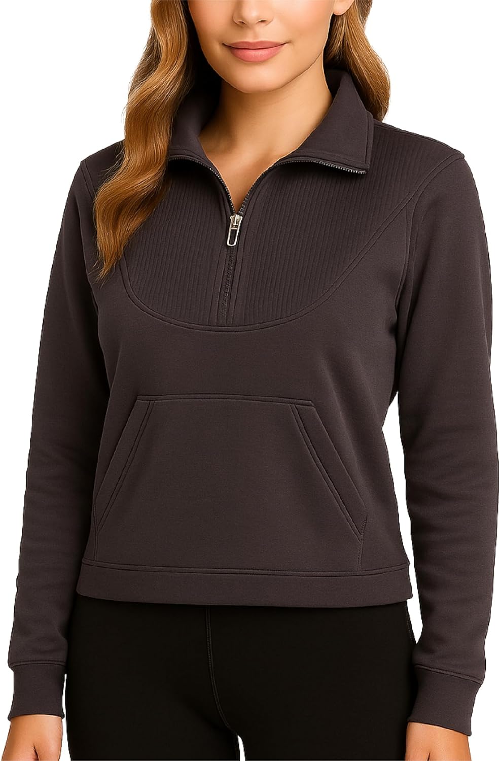 Spyder Womens Quarter Zip Pullover - Performance Fleece Mock Neck Sweatshirt for Women - Workout Sweater for Golf Hiking Gym