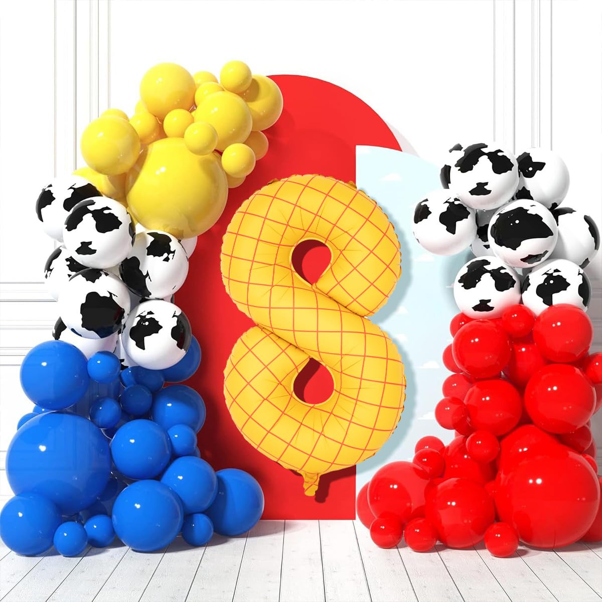 Amazon | 数字バルーン トイストーリー 5歳 ナンバー 数字5 イエロー