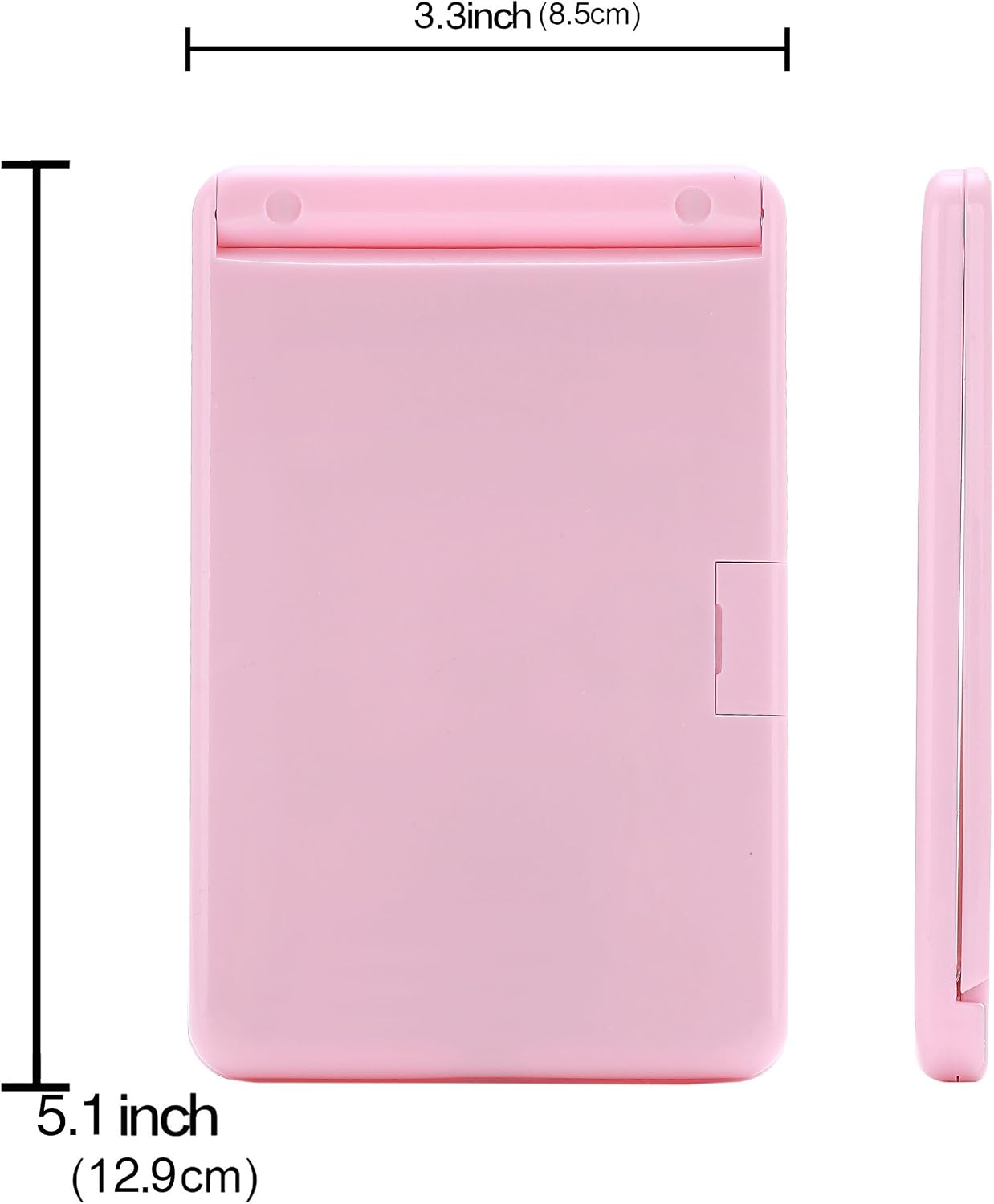 Miss Sweet Compact Mirror with Led Lights for Purse 2X (Pink)