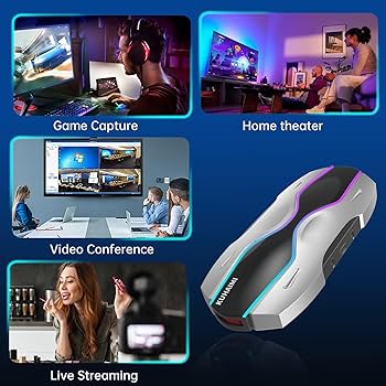 KUHAIMI ビデオキャプチャー Amazon.com: kuhaimi Capture Card, 4K HDMI Video Capture Card