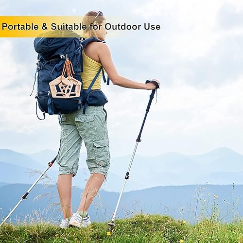 Miniatura 7 de POWER GUIDANCE Hangboard Rock Climbing Holds Finger Strengthener for Pull-up Grip Arm Training Indoor and Outdoor Double-Sided Non-Slip Portable