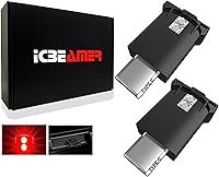 Vista 50 de ICBEAMER Luz nocturna en miniatura con interfaz USB, paquete de 1 unidad (verde) LED universal enchufable para interior del automóvil y atmósfera