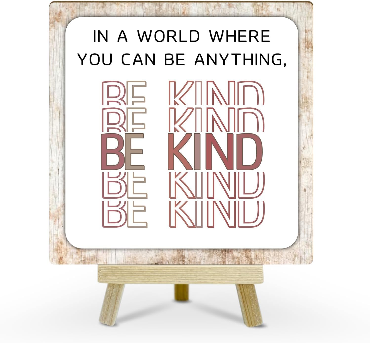 Sarvada Decor Be Kind Desk Decor, Inspirational Gift for Women Men, Motivational Gifts for Teen Son Daughter Sister, Home Office Desk Decor Wood Sign Table Centerpiece for Nursery Bedroom Classroom Sarvada Decor Be Kind Desk Decor, Inspirational Gift for Women Men, Motivational Gifts for Teen Son Daughter Sister, Home Office Desk Decor Wood Sign Table Centerpiece for Nursery Bedroom Classroom